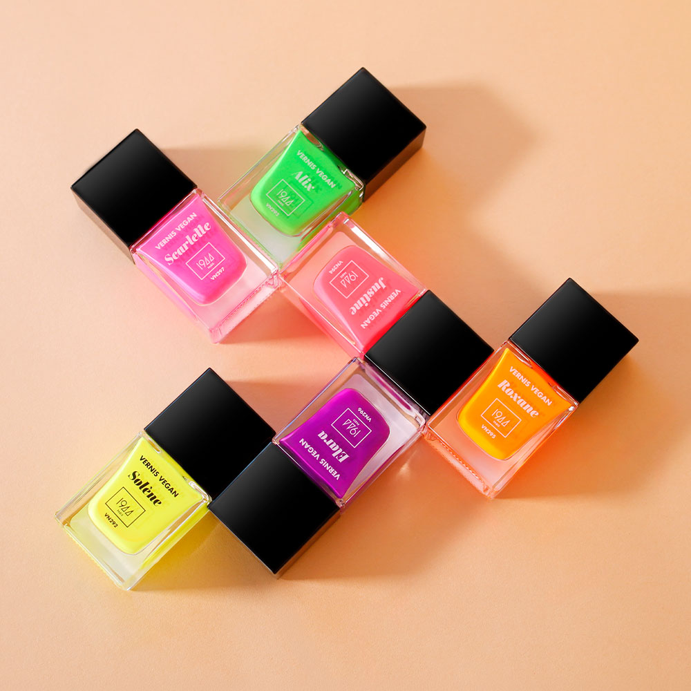 Le Vernis à Ongles Vegan Naturel – Collection Néon Électric 1944 Paris