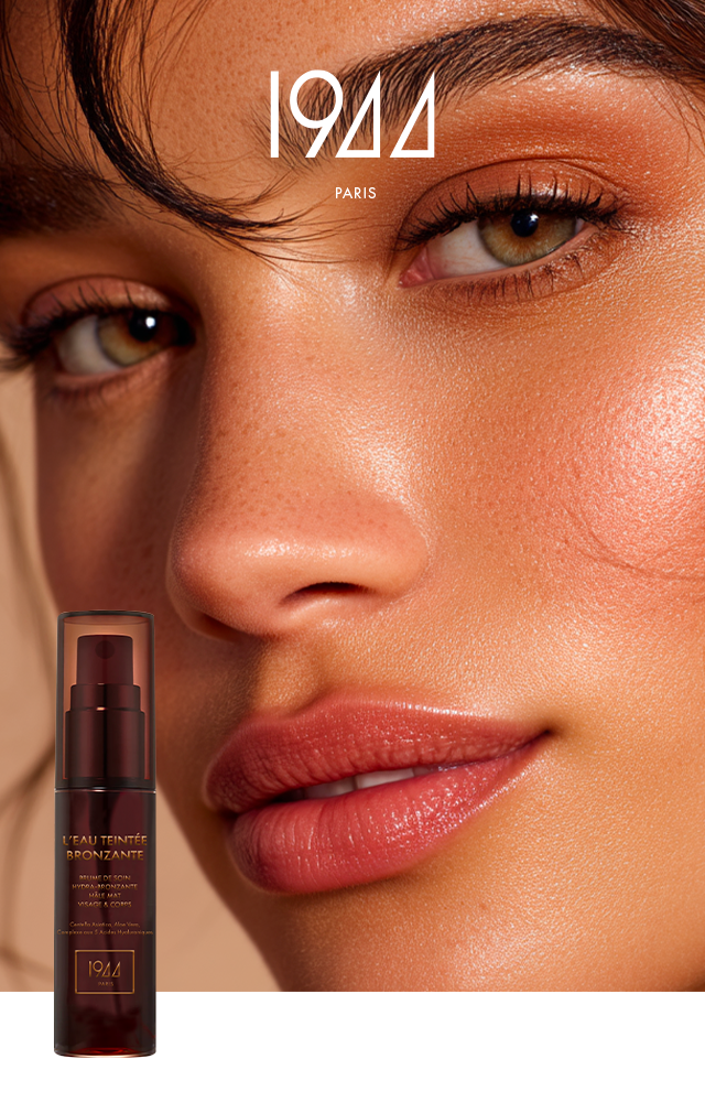 Eau teintée bronzante